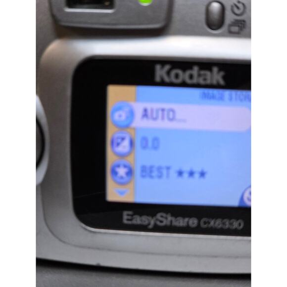 Kodak EasyShare CX6330 Digital Camera 3.1MP w/ Card, Strap, Batteries, Tested - Picture 5 of 9
